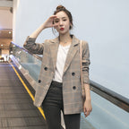 Spring Versatile British Coat with Long Sleeve Dress