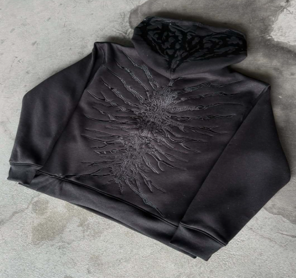 Retro Washed Distressed Patch Hoodie | Streetwear
