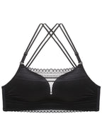 Lace Cross Back Bralette for Summer Dreams (No Underwire)