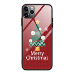 Tempered Glass Christmas Phone Case Protective Cover | Protective Cover