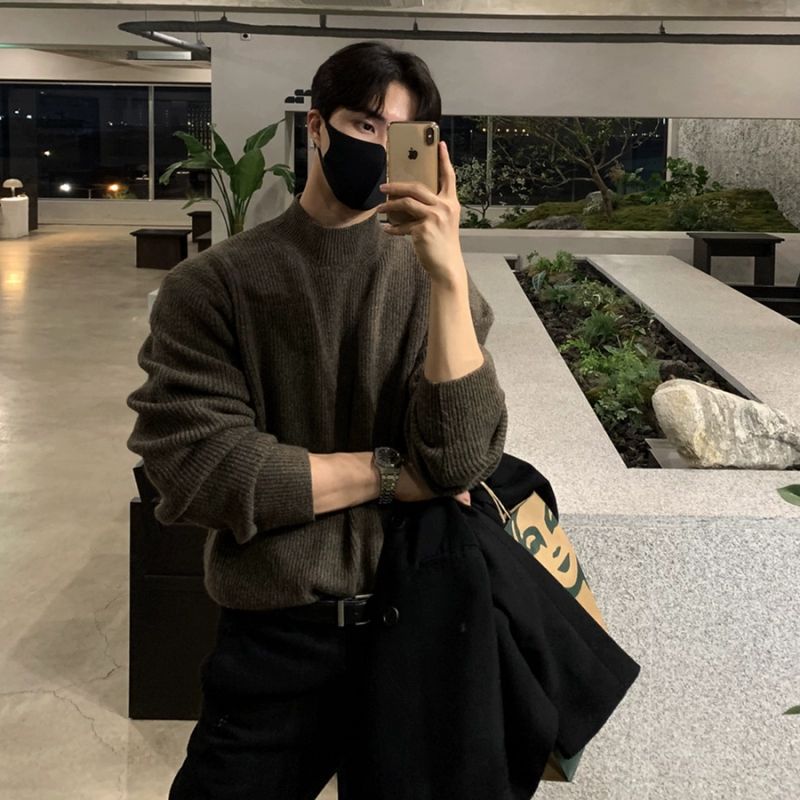 Korean Style Winter Comfort Bottoming Sweater