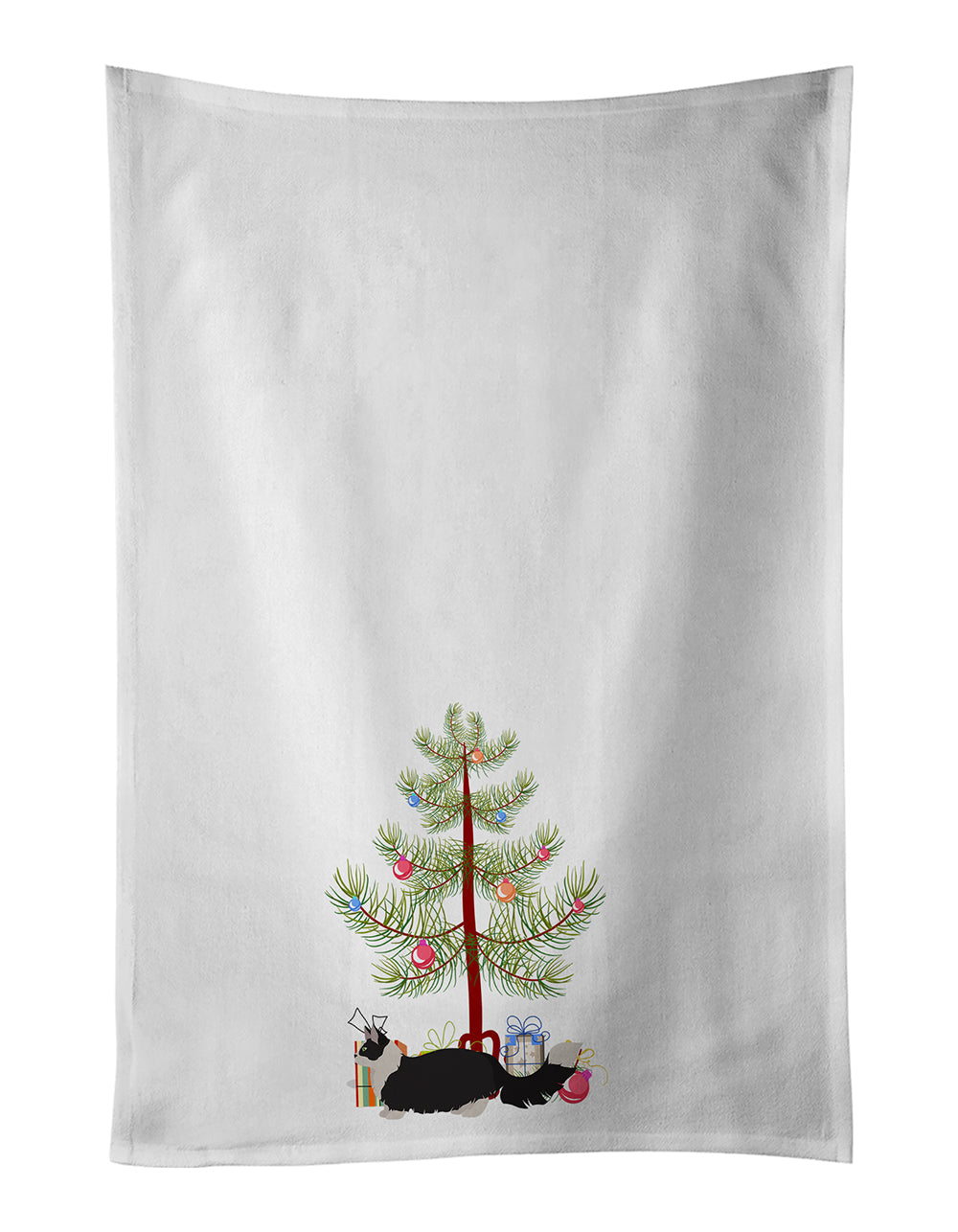 Napoleon Cat Christmas Kitchen Towel Set of 2