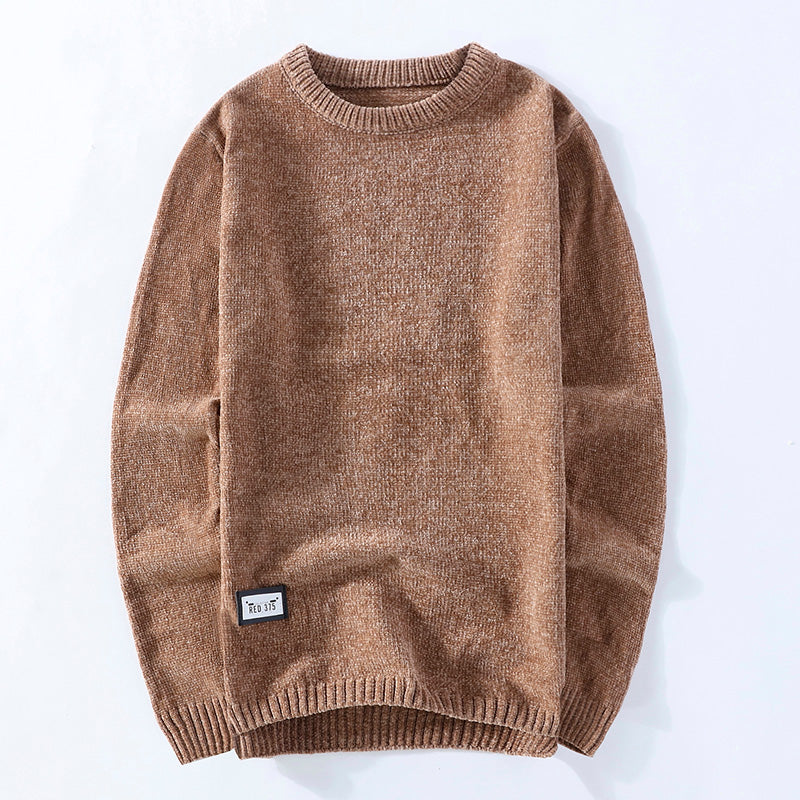 Men's Thick Velvet Winter Sweater