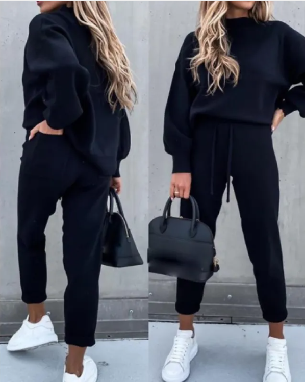 Casual Two-Piece Hoodie Set | Streetwear