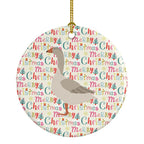 Steinbacher Goose Christmas Ceramic Ornament