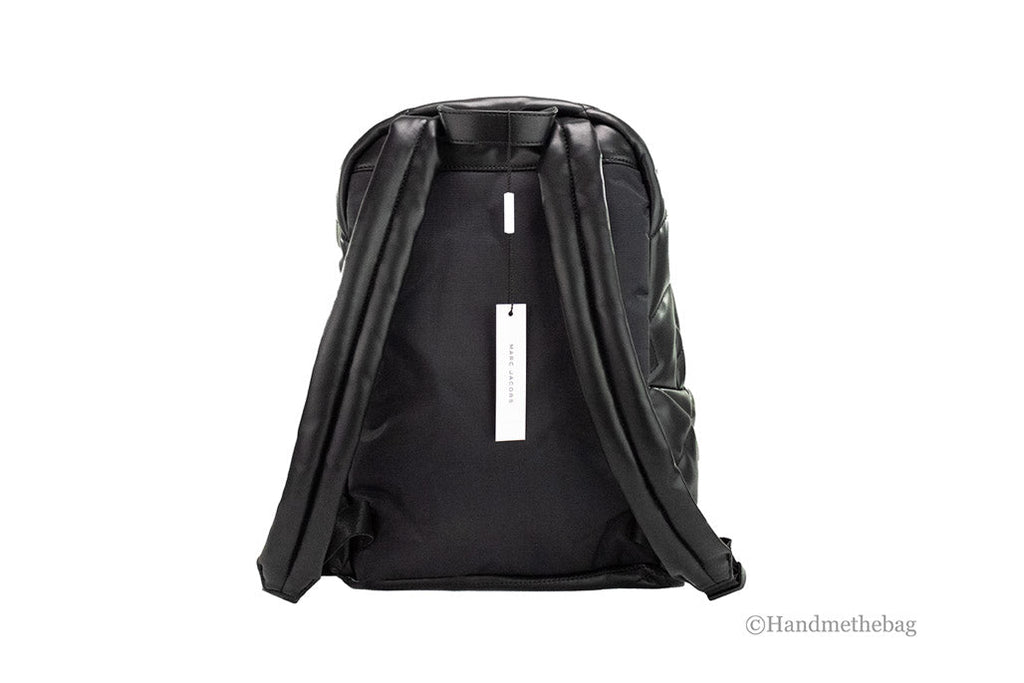 Marc Jacobs Moto Pillow Medium Black Quilted Backpack | Streetwear