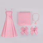 Women's Barbie Plaid Swimsuit & Costume Set for Events