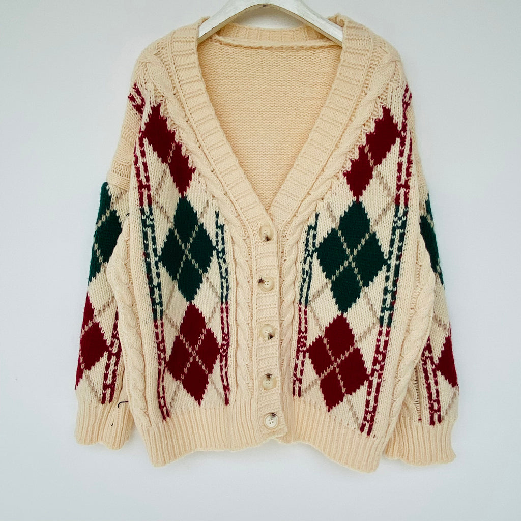 Twist Retro Loose Knitted Sweater