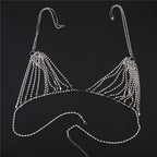 Rhinestone Body Chain Bra Harness