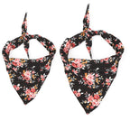 Fashion Flower Pet Triangle Scarf for Dogs and Cats