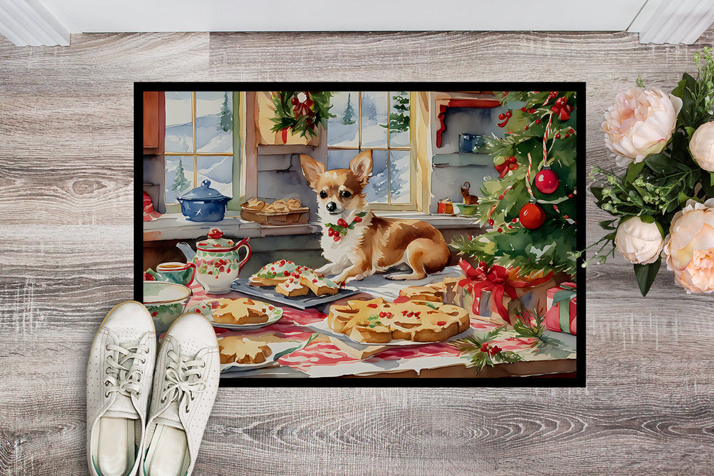 Chihuahua Christmas Cookies Doormat
