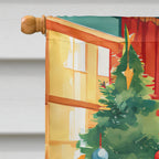 Chesapeake Bay Retriever Christmas House Flag
