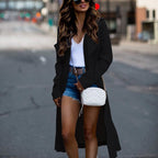 Women's Long-sleeved Lapel Coat