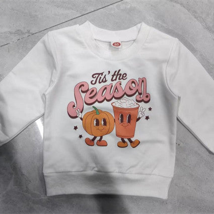 Cute Cartoon Printed Long Sleeve Sweater for Kids