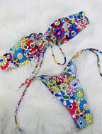 Women's Sunflower Print Bikini