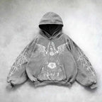 Vintage Skull Print Hoodie Sweater | Streetwear