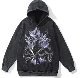 Vintage Dragon Ball Print Hoodie for Men and Women | Streetwear