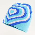 Rainbow Love Knitted Hat with Printed Pullover Design | Streetwear