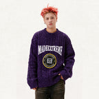 Vintage Thick Twisted Snowflake Sweater for Men