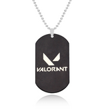 Valorant Logo Dog Tag Necklace