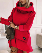 Casual Loose-Fitting Long Sleeve Hooded Pullover for Women | Streetwear