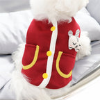 Rabbit Cardigan Sweater for Puppy Dog Clothes