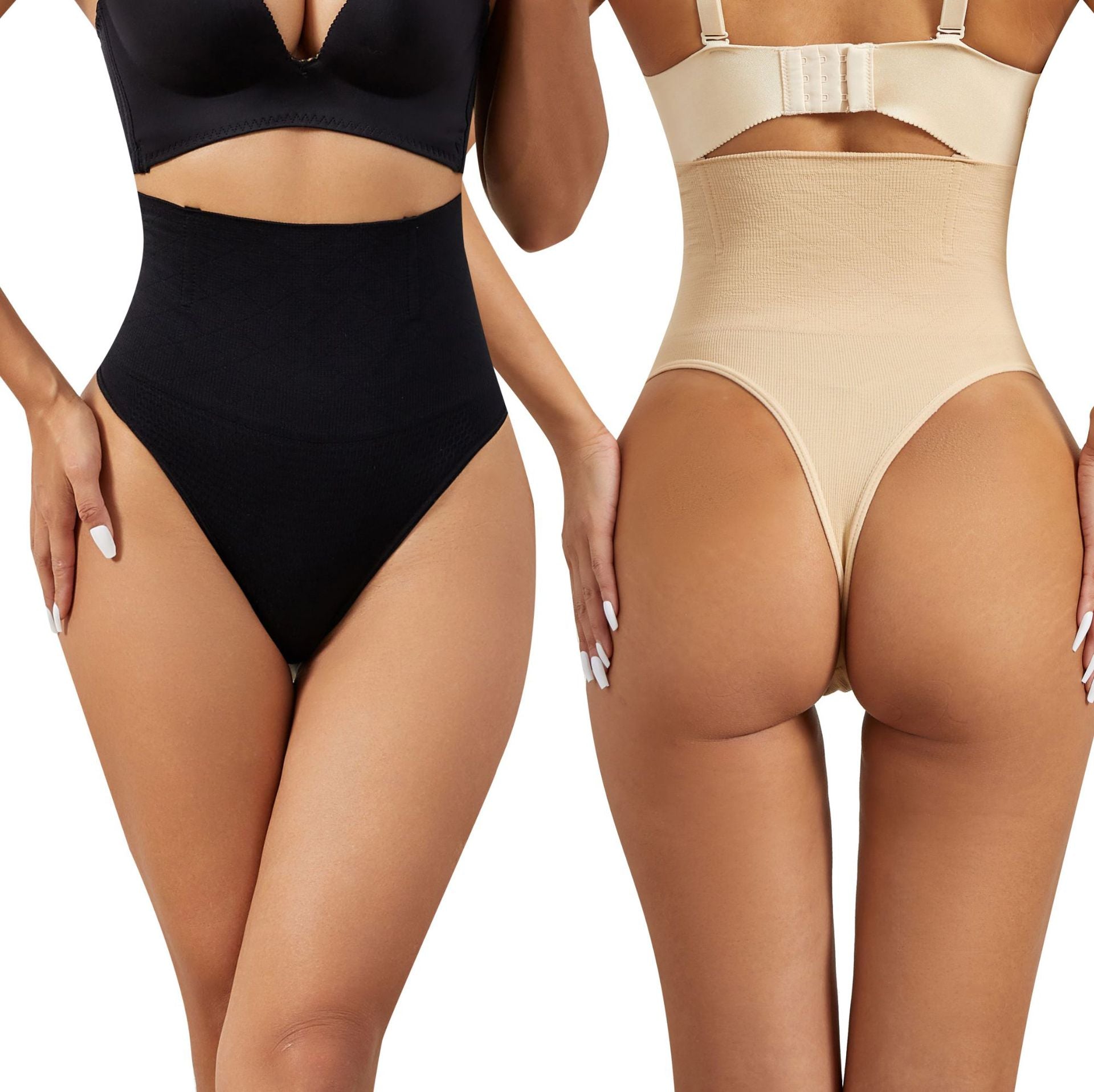 High Waist Shaping Butt Lift Thong Underwear