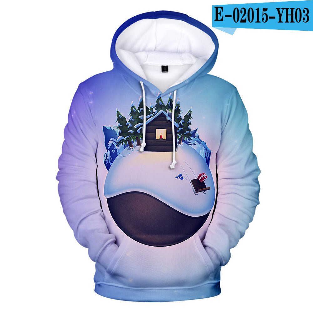 3D Printed Hoodie for Men and Women - Christmas Design | Streetwear