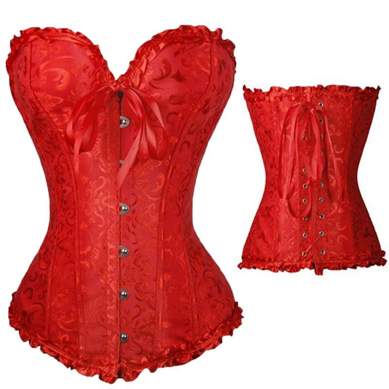 Amazon Wholesale Corset with G-string Panty Set
