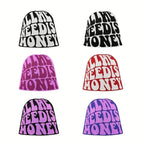 Letter Beanie Hat for Men and Women - Hip Hop Style | Embroidered Cap