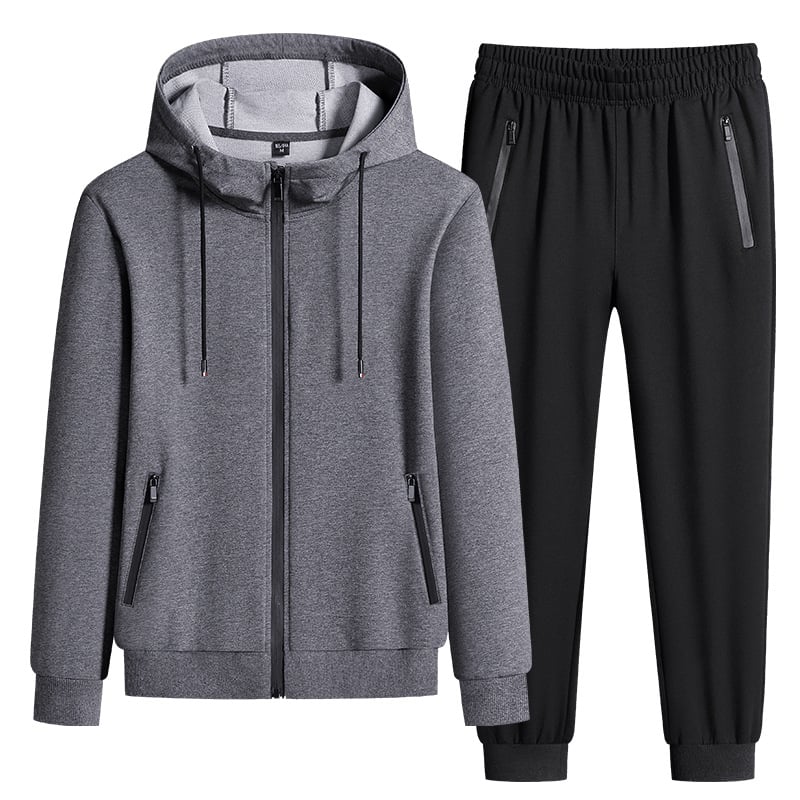 Plus Size Couple Casual Sweater and Jacket Set