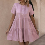 Mid-Length High Waist Pullover Dress for Ladies | Streetwear