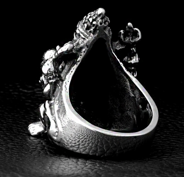 Men's Ganesha Elephant God Titanium Ring