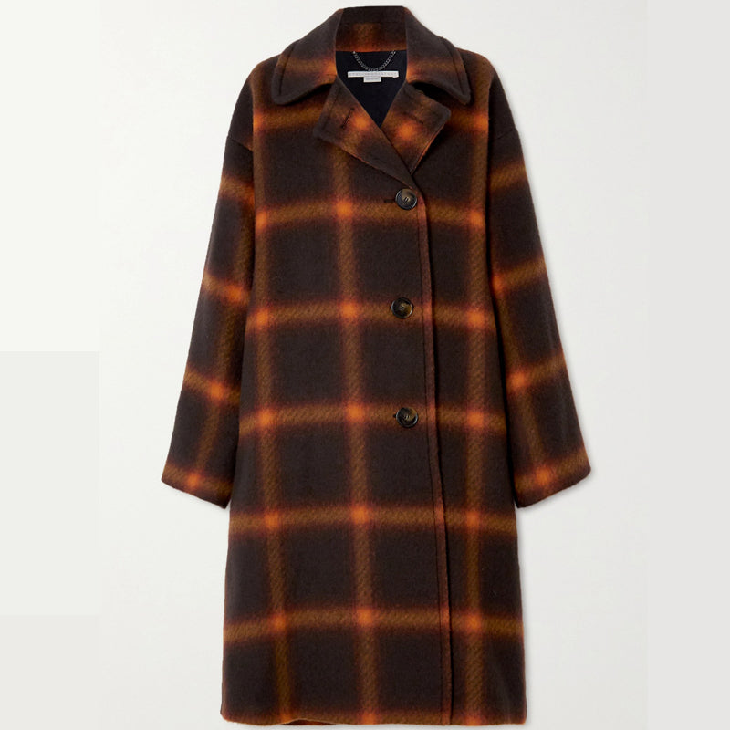 Loose Long Woolen Trench Coat for Autumn and Winter