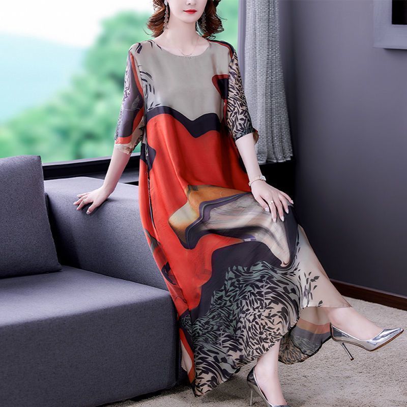 Plus Size Printed Dress for Women - Summer 2022 Style