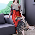 Plus Size Printed Dress for Women - Summer 2022 Style