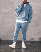 Men's Casual Stand Collar Pullover Suit | Streetwear