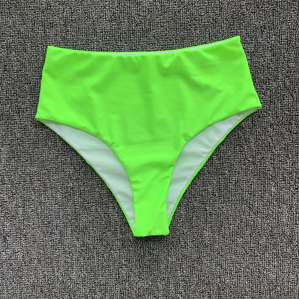 Chanshuang 2019 High-Waisted One-Shoulder Bikini Set