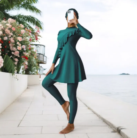 Women’s Modest Two-Piece Swimsuit