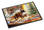 Boxer Christmas Cookies Doormat
