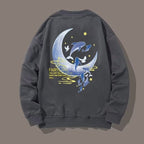 Men's Long Sleeve Hoodie with Japan Streetwear Print | Streetwear
