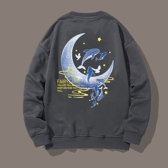 Men's Long Sleeve Hoodie with Japan Streetwear Print | Streetwear