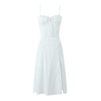 Corset High Waist Slim Fit Spaghetti Straps Dress