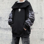 Reflective Shark Mouth Hoodie with Niche Design for Women | Streetwear