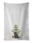 British Shorthair Cat Christmas Kitchen Towel Set of 2