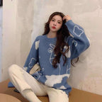 Korean Style Loose Pullover Sweater a Relaxed Look | Streetwear