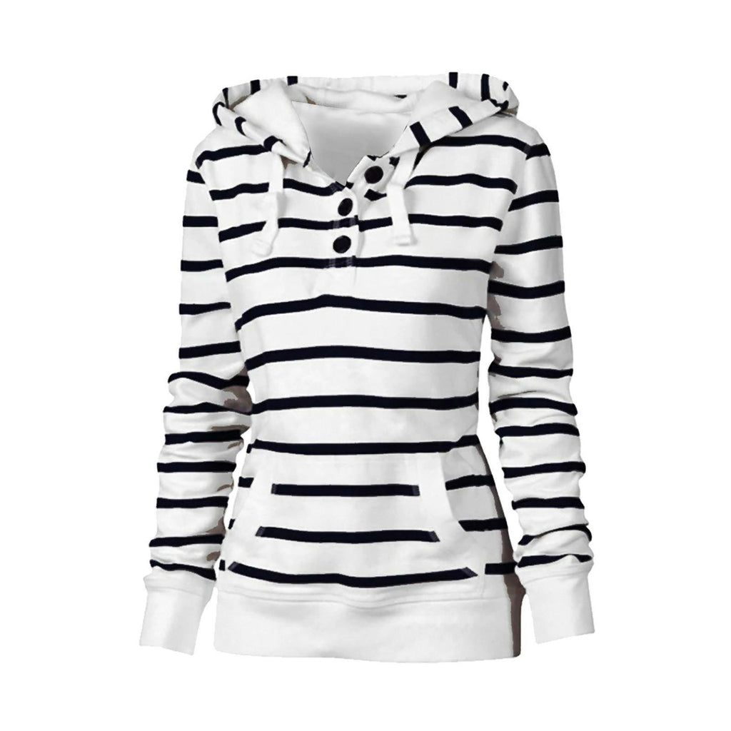 Women's Casual Long Sleeve Hooded Pullover | Streetwear