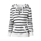Women's Casual Long Sleeve Hooded Pullover | Streetwear