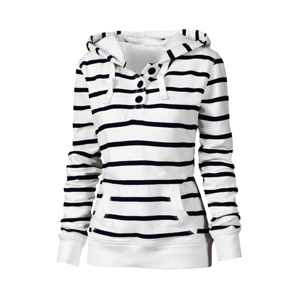 Women's Casual Long Sleeve Hooded Pullover | Streetwear