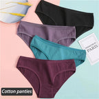 Cute Ladies' Low Waist Breathable Cotton Panties